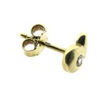 Image 4 of Gold stud earrings with zirconia