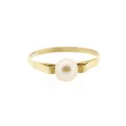 Image 3 of Gold ring with pearl
