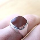 Image 7 of Signet ring set with carnelian