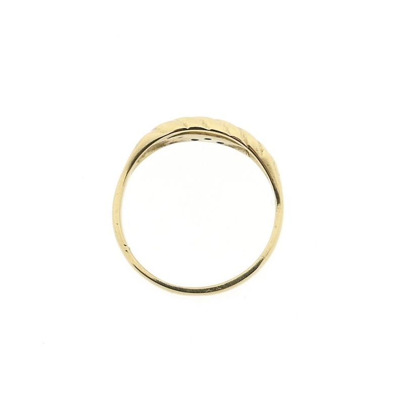 Image 8 of Gold ring with zirconia
