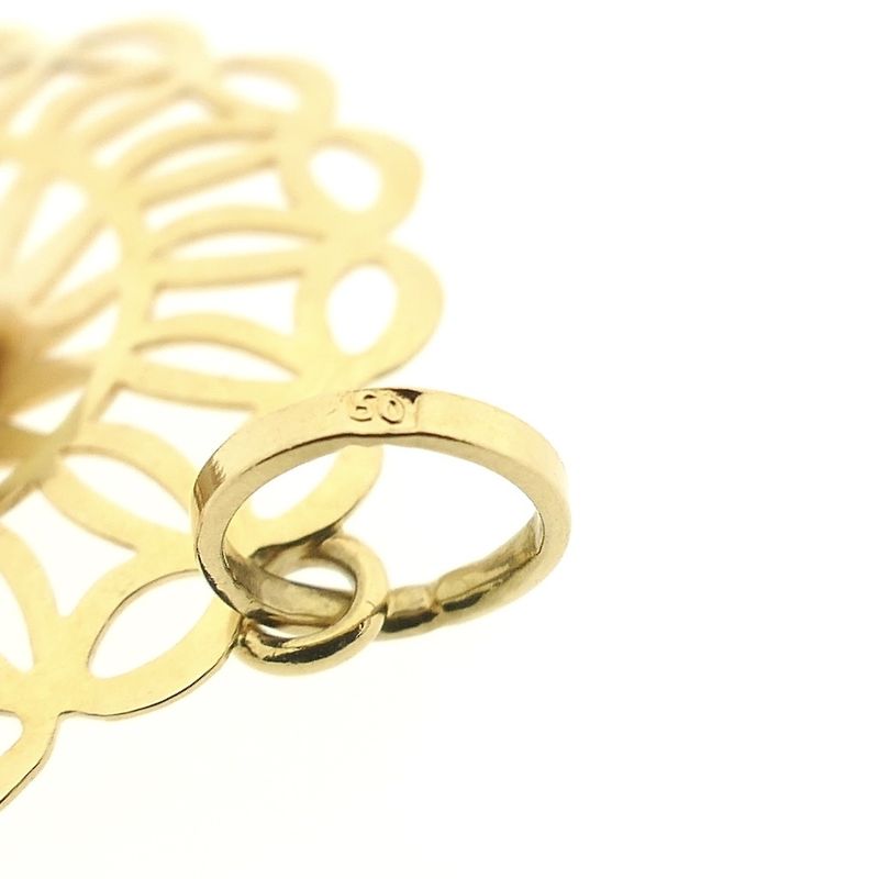 Image 5 of 18 carat gold pendant with pearl