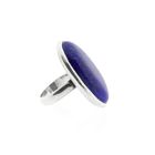 Image 5 of Silver ring with lapis lazuli | Vintage