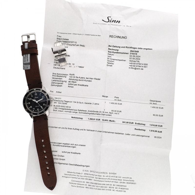 Image 13 of Sinn 104St Automatic Men's Watch