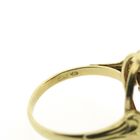 Image 5 of Gold entourage ring with red coral | Vintage