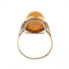 Image 7 of Gold ring with amber | Vintage