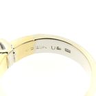 Image 7 of Two-tone gold solitaire ring with diamond; 0.25 ct.