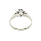Image 5 of White gold ring with diamond 0.025 ct.