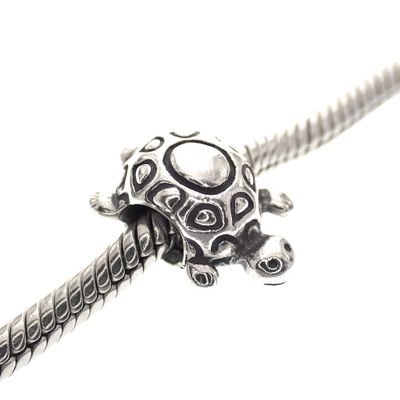 Image 2 of Pandora charm; Silver; Turtle