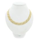 Image 11 of Two-tone gold panther link necklace