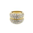 Image 3 of Luxury Gold Ring with Diamonds; Approx. 4.82 ct.