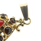 Image 6 of Vintage gold entourage pendant with carnelian
