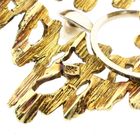 Afbeelding 8 van Bicolor gouden broche met parel