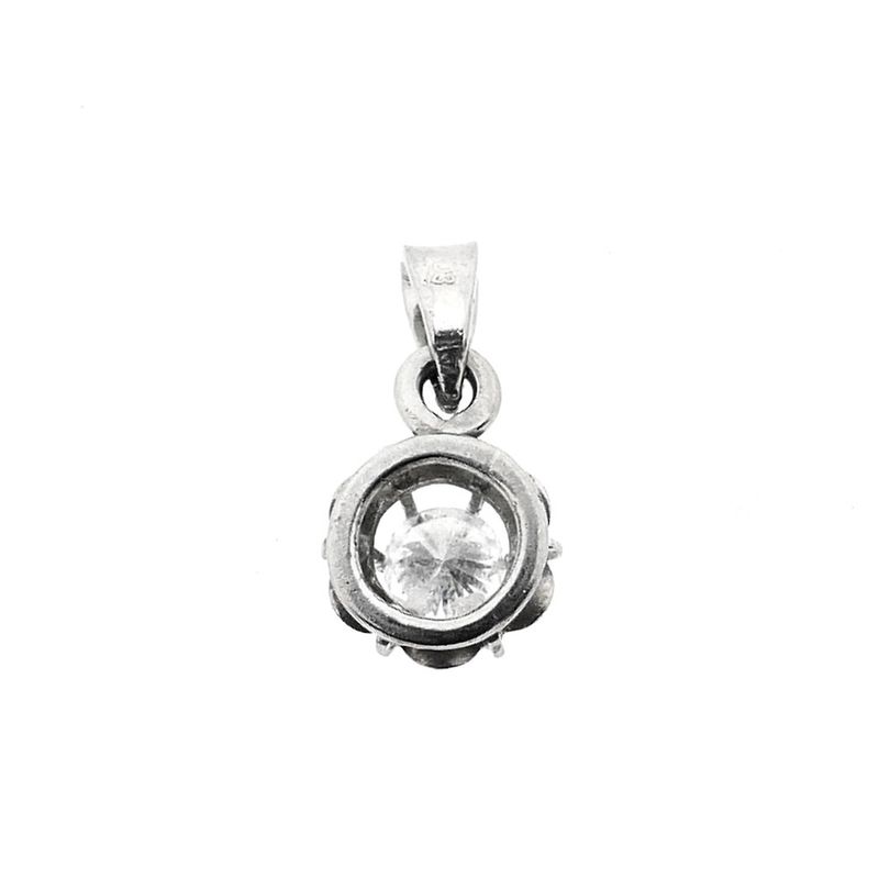 Image 5 of white gold pendant with diamond | 0.20 ct.