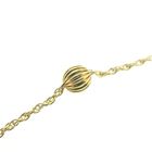 Image 4 of Golden twisted link chain with balls.