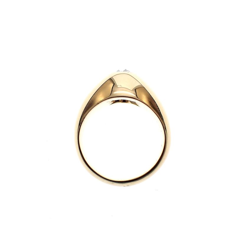 Image 5 of Gold ring with large diamond 0.40 ct.