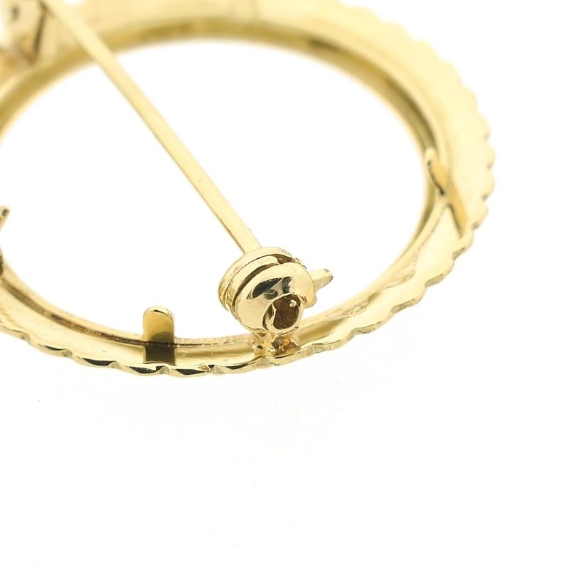 Image 5 of Golden ten guilder coin edge pendant/brooch