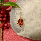 Image 2 of Vintage gold pendant with citrine