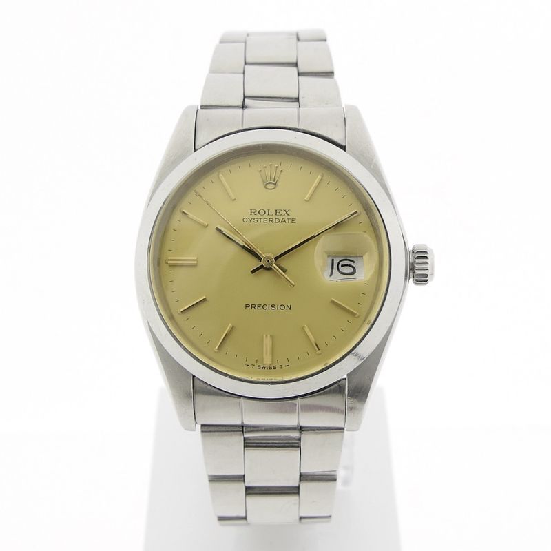 Image 1 of Rolex Oyster Precision; Vintage horloge