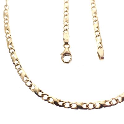 Image 1 of Gold infinity link necklace | 44 cm