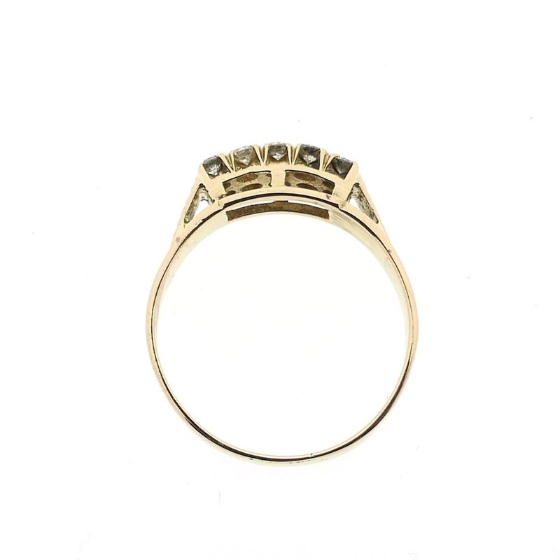 Image 5 of Two-tone gold ring with diamond | 0.35 ct.