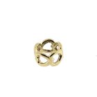 Image 3 of Pandora charm; Gold; Open Heart Charm