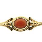 Image 3 of Antique gold brooch with blood coral