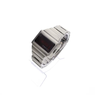 Image 2 of Omega Constealth 'Time Computer' 396.0812; Vintage LED watch from 1975 (with papers)