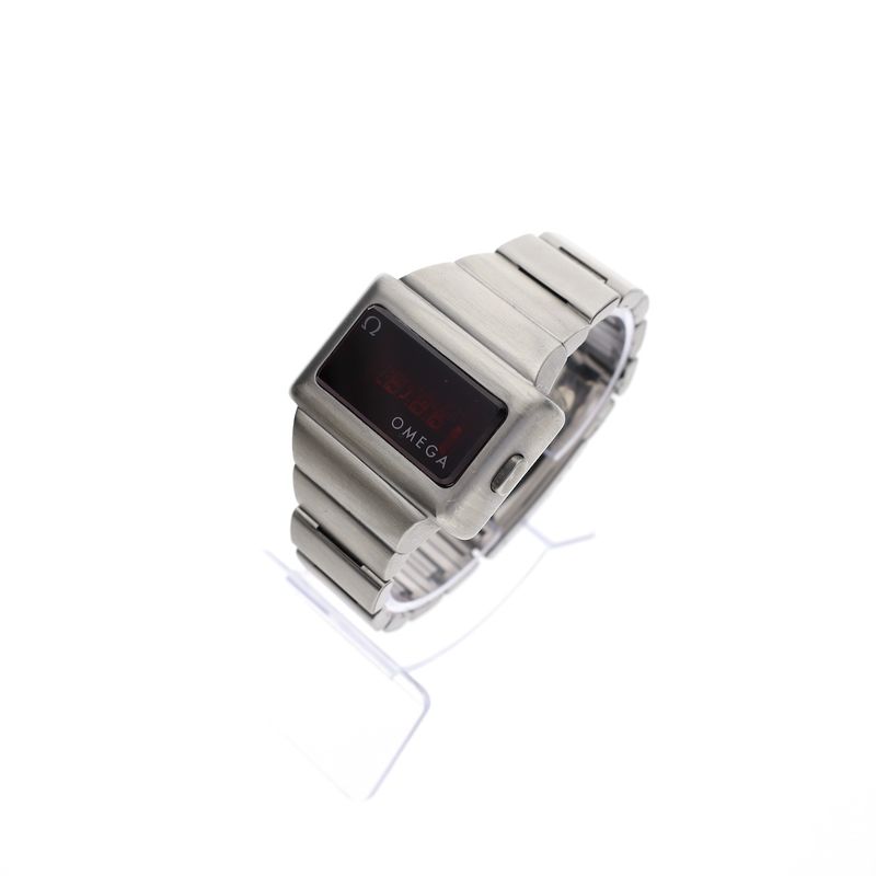 Image 2 of Omega Constealth 'Time Computer' 396.0812; Vintage LED watch from 1975 (with papers)