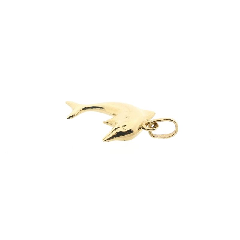 Image 6 of Golden dolphin pendant