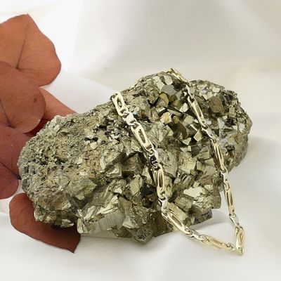 Image 2 of Two-tone gold fantasy link bracelet | 19 cm