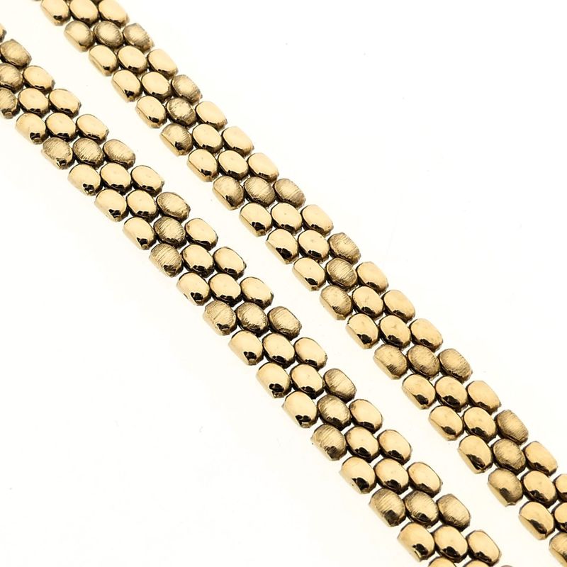 Image 4 of Gold panther link necklace