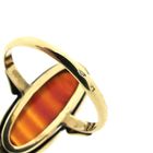 Image 7 of Vintage gold ring with carnelian bandagate