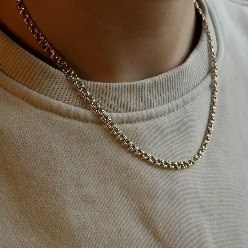 Image 9 of Golden Prince of Wales link chain