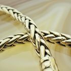 Image 9 of Gold foxtail link bracelet | 20.5 cm