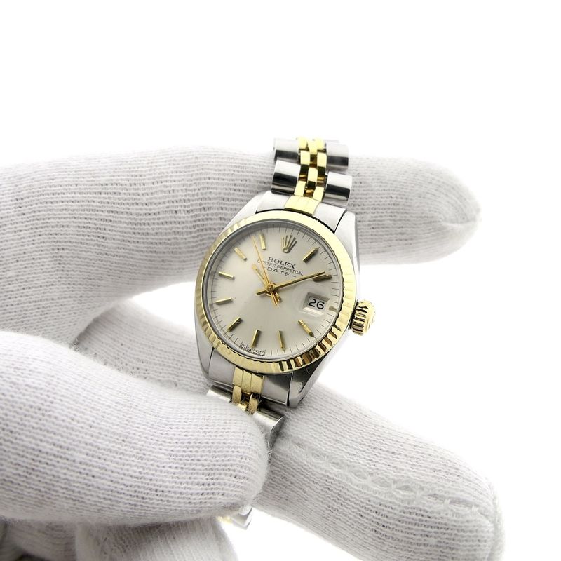 Image 6 of Rolex Datejust 26mm 6917; Gold/steel ladies watch