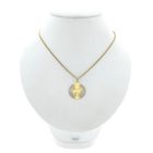 Image 3 of Gold zodiac sign pendant; Capricorn