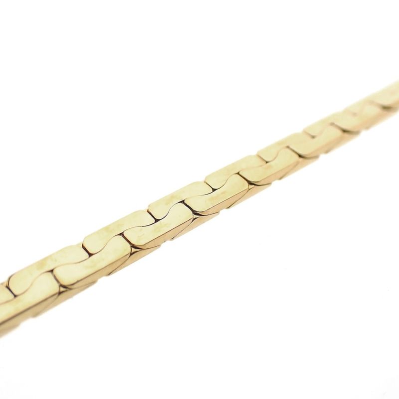 Image 8 of Vintage gold Cardano link necklace | 43.5 cm