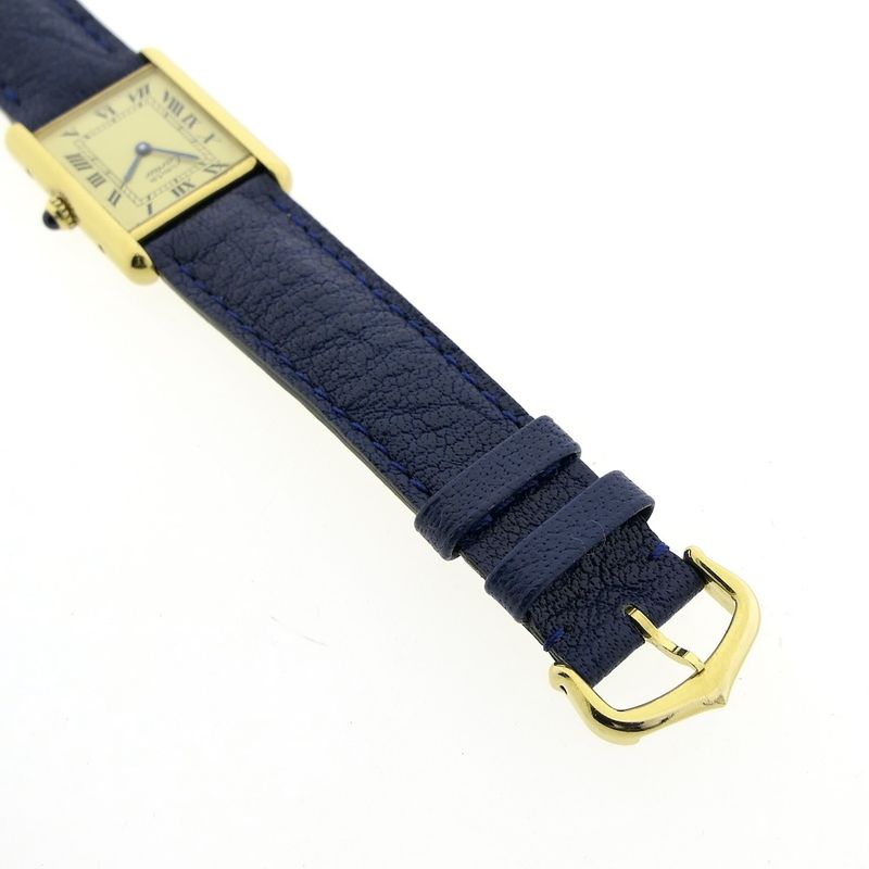 Image 11 of Cartier Tank 'Vermeil'; Women's watch