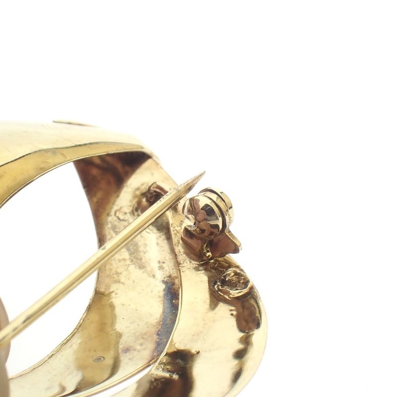 Image 7 of Vintage gold fantasy brooch