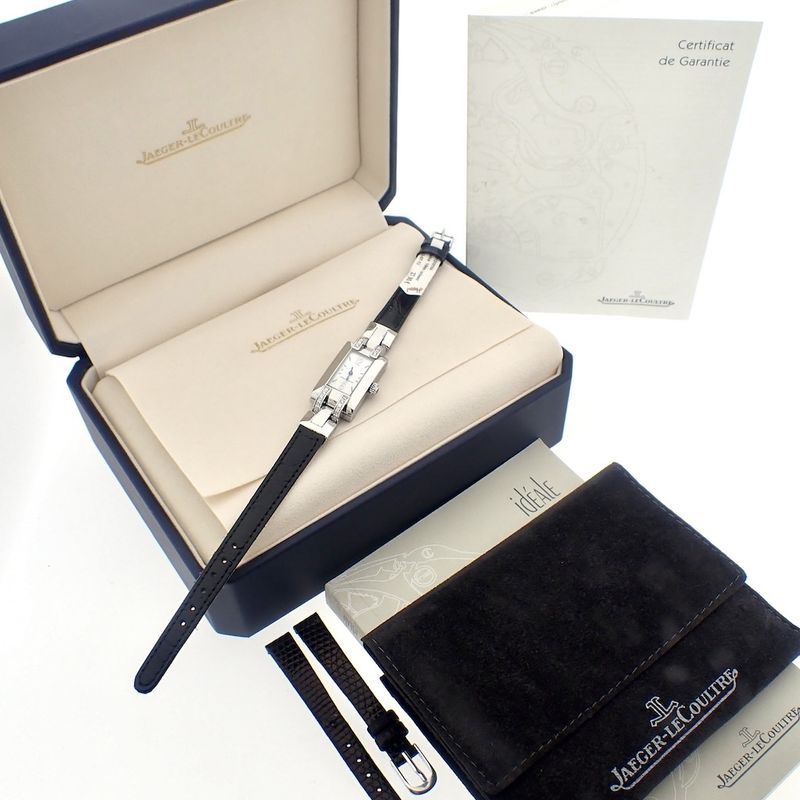 Image 2 of Jaeger LeCoultre Idéale; Ladies watch with diamonds