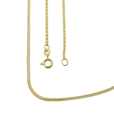 Image 2 of Gold square foxtail link chain
