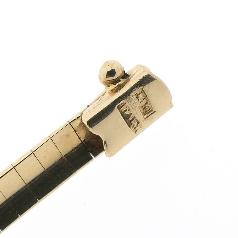 Image 9 of Gold Omega link necklace