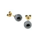Image 5 of Gold stud earrings with Tahiti pearl