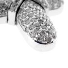 Image 5 of 18-karat white gold cross pendant with diamonds | 1.47 ct.