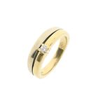 Image 1 of Bicolor Gold Ring with Diamond; 0.11 ct.