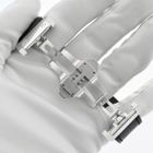 Image 11 of Cartier Santos 100 XL Chronograph 'Factory-Set' Diamonds 2891; 18k white gold watch with diamonds