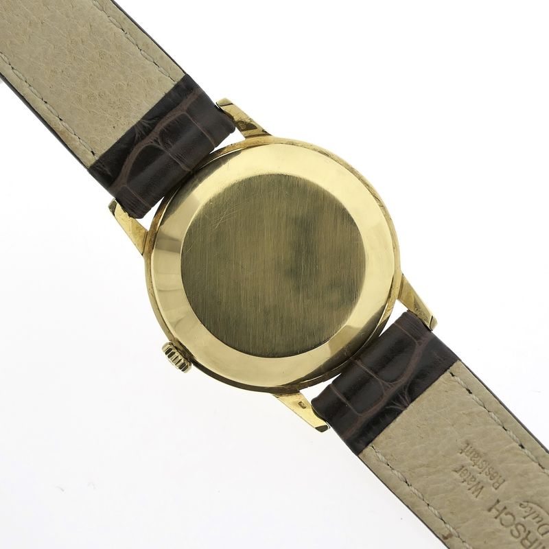 Image 10 of Omega Geneva 'Zephyr Dial' 14720 2; Vintage 18k gold watch