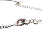 Image 4 of Silver gourmet link bracelet with engraving plate; Children