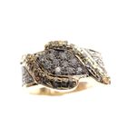 Image 6 of Gold pavé ring set with diamonds; 0.52 ct.
