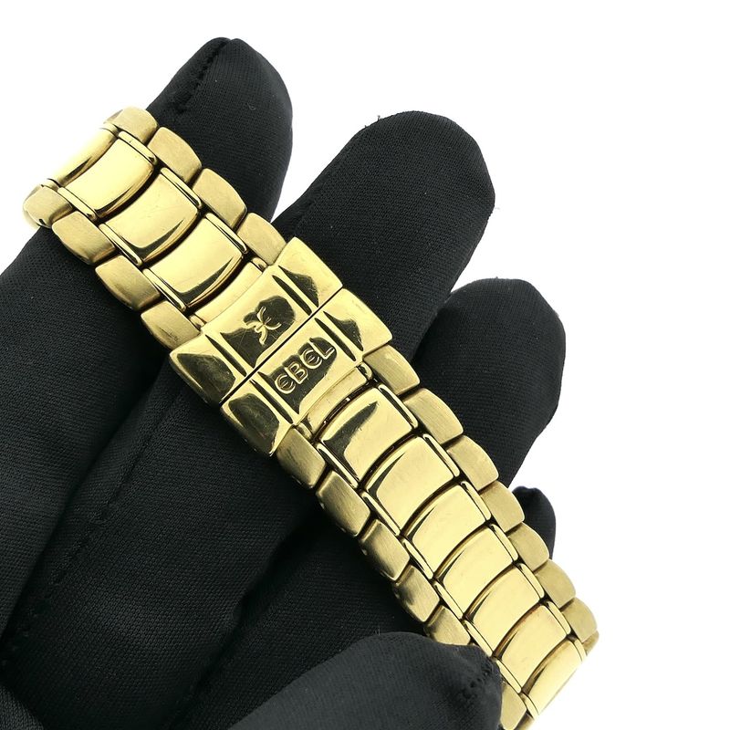 Image 10 of Ebel 1911 'Diamonds' 887911; 18k gold watch with diamonds